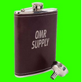 Coleman Leather Covered Tailgater Flask (Printed)